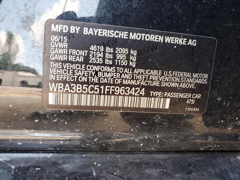Продажа на аукционе авто 2015 Bmw 328, vin: WBA3B5C51FF963424, номер лота: 59186226