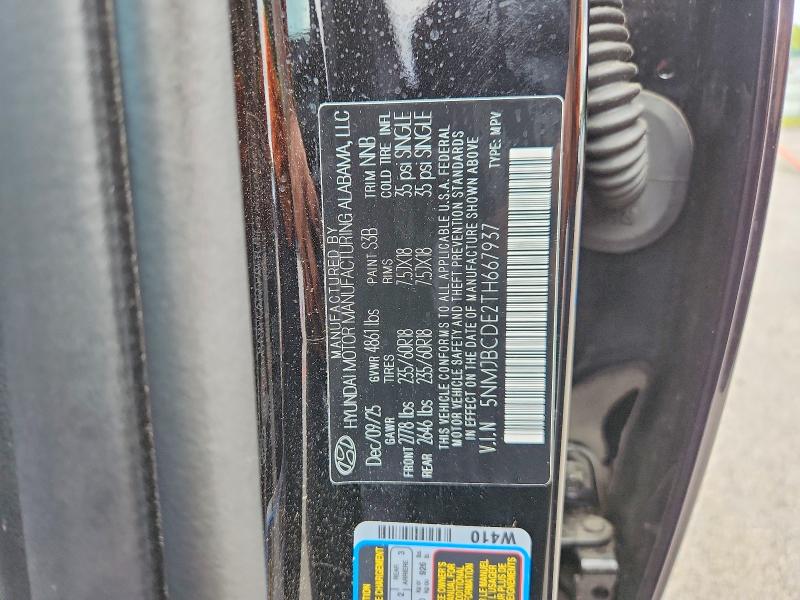 2026 Hyundai Tucson მანქანა იყიდება აუქციონზე, vin: 5NMJBCDE2TH667937, აუქციონის ნომერი: 62775606