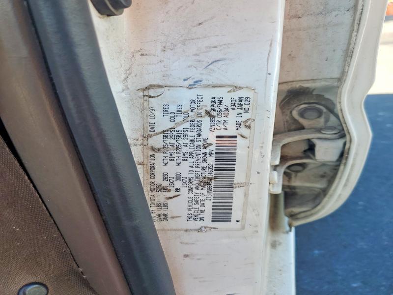 1998 Toyota 4runner მანქანა იყიდება აუქციონზე, vin: JT3HN86R5W0146352, აუქციონის ნომერი: 62770806