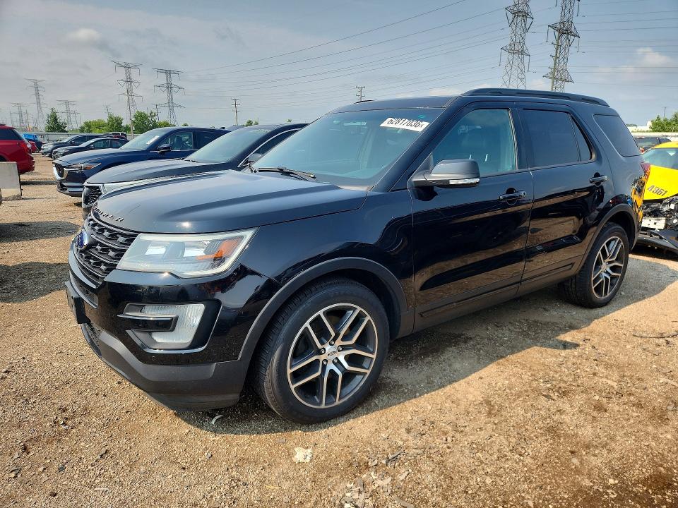 2016 Ford Explorer მანქანა იყიდება აუქციონზე, vin: 1FM5K8GT4GGC25789, აუქციონის ნომერი: 62817036