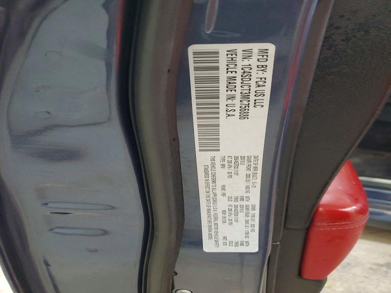Auction sale of the 2021 Dodge Durango, vin: 1C4SDJCT3MC756886, lot number: 61949356