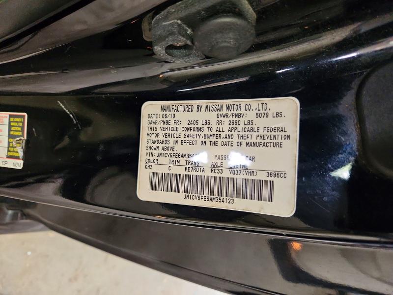 Продажа на аукционе авто 2010 Infiniti G37 Convertible, vin: JN1CV6FE6AM354123, номер лота: 61608186