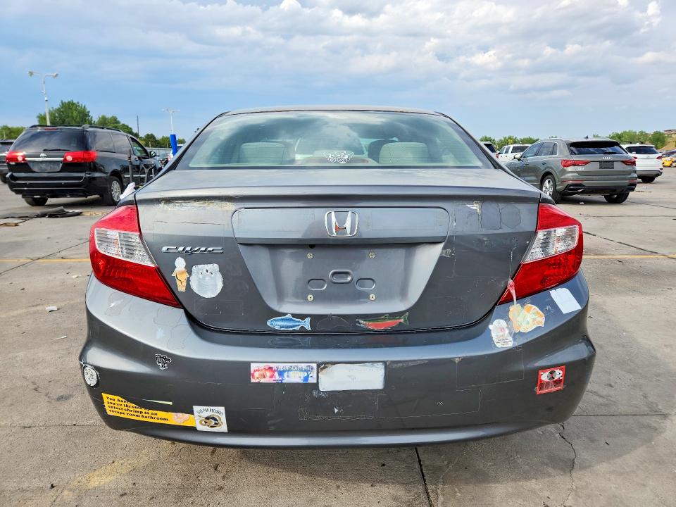 61634916 :رقم المزاد ، JHMFB2F55CS000697 vin ، 2012 Honda Civic مزاد بيع