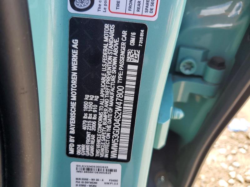 Продажа на аукционе авто 2025 Mini Cooper, vin: WMW53GD04S2W47800, номер лота: 60257306