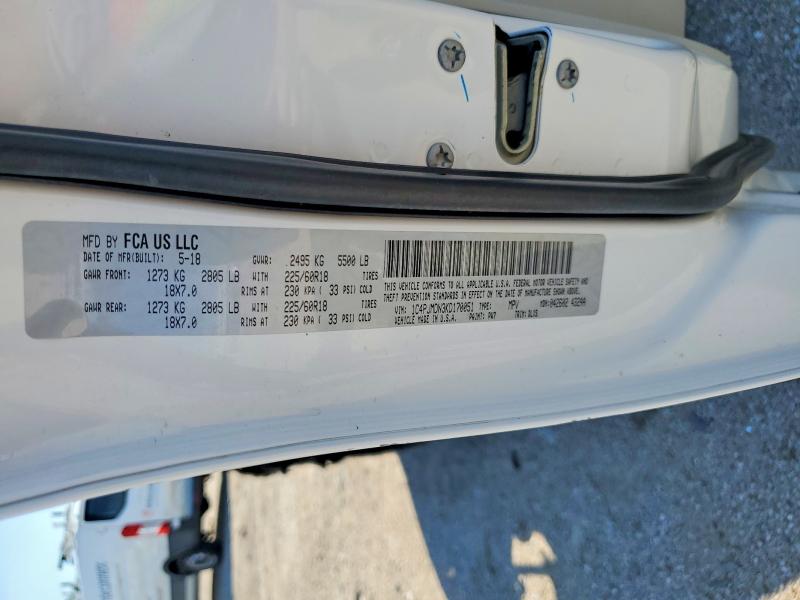 2019 Jeep Cherokee მანქანა იყიდება აუქციონზე, vin: 1C4PJMDN3KD170051, აუქციონის ნომერი: 60400246