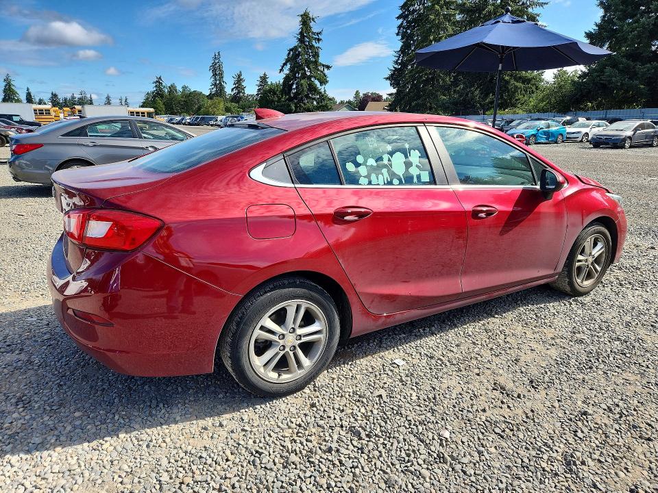 2018 Chevrolet Cruze მანქანა იყიდება აუქციონზე, vin: 1G1BE5SMXJ7125306, აუქციონის ნომერი: 62824736