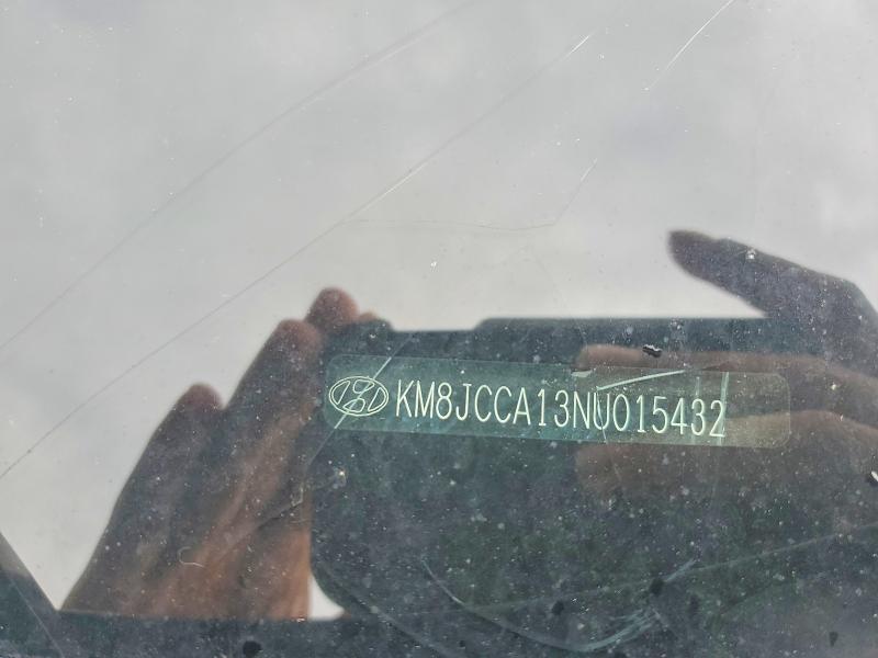 61174206 :رقم المزاد ، KM8JCCA13NU015432 vin ، 2022 Hyundai Tucson مزاد بيع