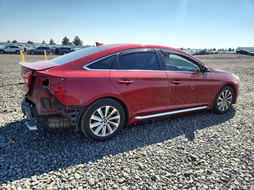 61390176 :رقم المزاد ، 5NPE34AFXFH045711 vin ، 2015 Hyundai Sonata مزاد بيع