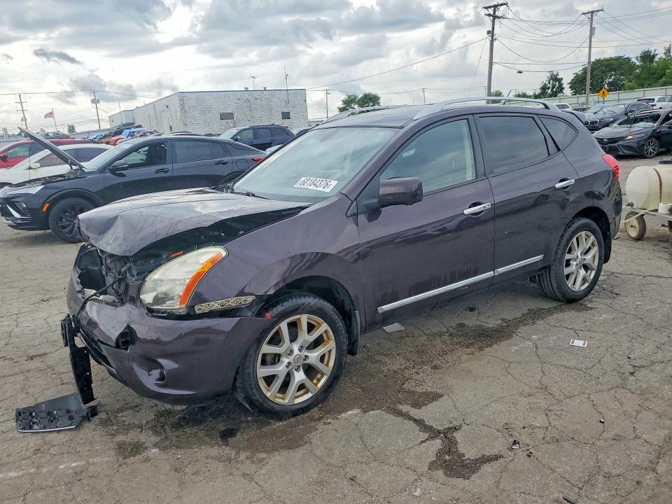 60184376 :رقم المزاد ، JN8AS5MV5DW106100 vin ، 2013 Nissan Rogue مزاد بيع