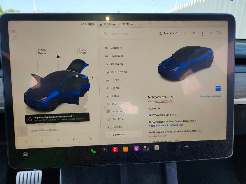 60041976 :رقم المزاد ، 7SAYGDEF0PF870221 vin ، 2023 Tesla Model Y مزاد بيع