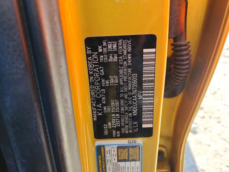 Aukcja sprzedaży 2022 Kia Seltos, vin: KNDEUCAA7N7316013, numer aukcji: 85632015