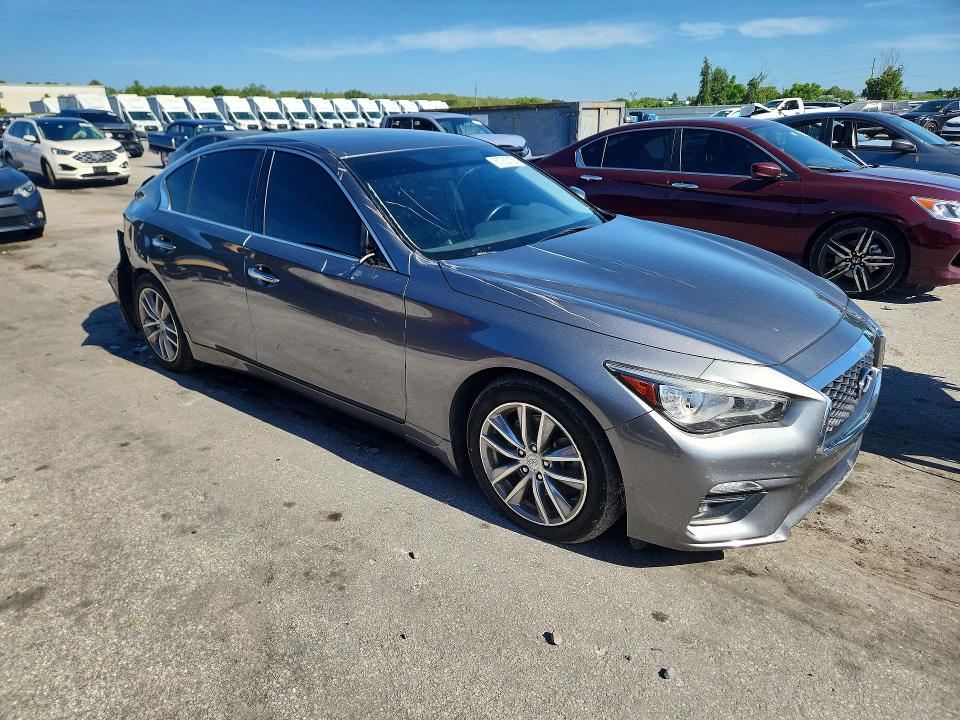 Продаж на аукціоні авто 2021 Infiniti Q50, vin: JN1EV7AP2MM701233, номер лоту: 61763156