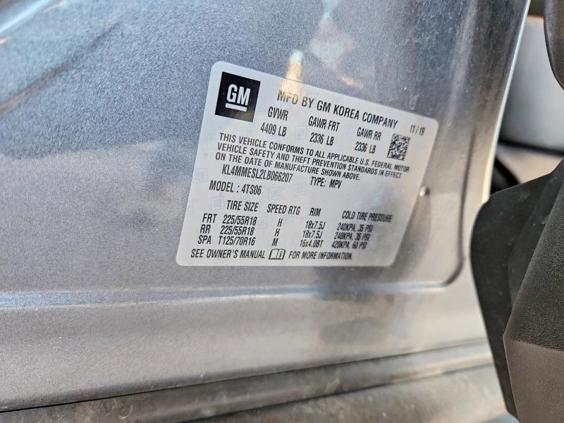 Aukcja sprzedaży 2020 Buick Encore Gx, vin: KL4MMESL2LB066207, numer aukcji: 60769586