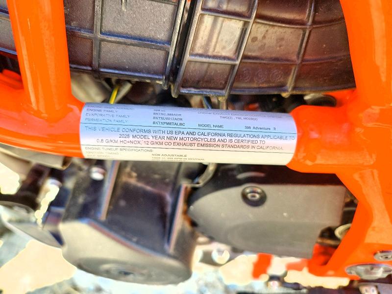 Aukcja sprzedaży 2025 Ktm 390, vin: MD2JGJ405SN221559, numer aukcji: 62048546