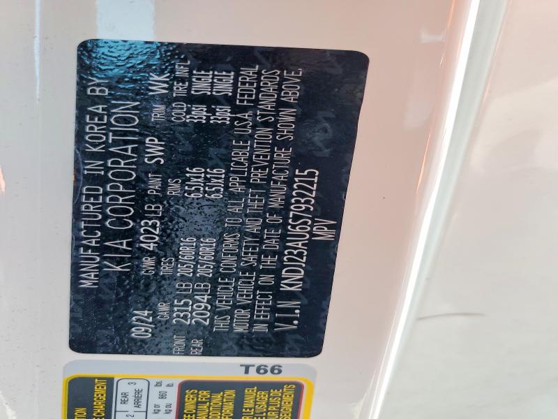 61810386 :رقم المزاد ، KNDJ23AU6S7932215 vin ، 2025 Kia Soul مزاد بيع