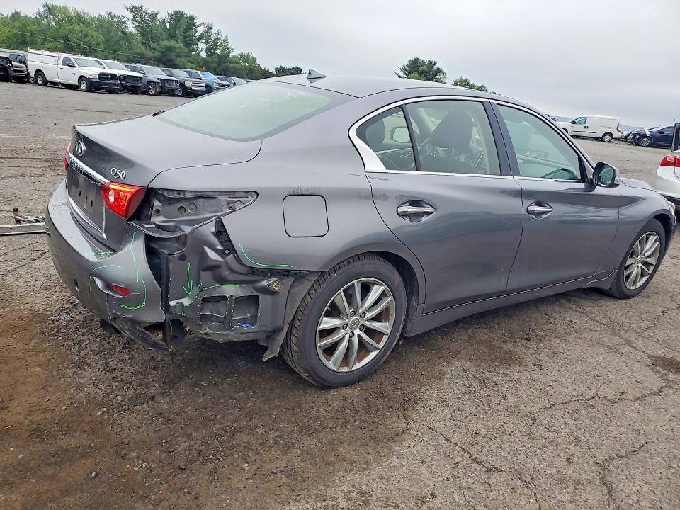 2014 Infiniti Q50 მანქანა იყიდება აუქციონზე, vin: JN1BV7AR8EM701114, აუქციონის ნომერი: 61484176