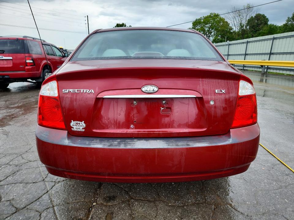 2006 Kia Spectra მანქანა იყიდება აუქციონზე, vin: KNAFE121565331091, აუქციონის ნომერი: 60489296