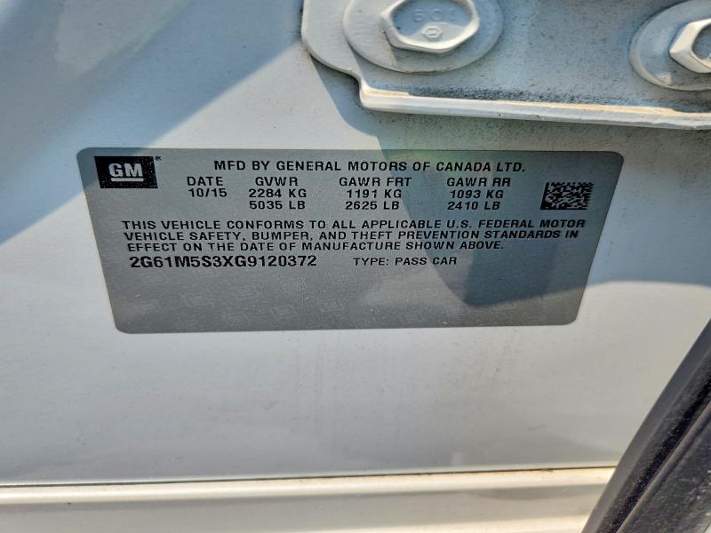 Продажа на аукционе авто 2016 Cadillac Xts, vin: 2G61M5S3XG9120372, номер лота: 63188946