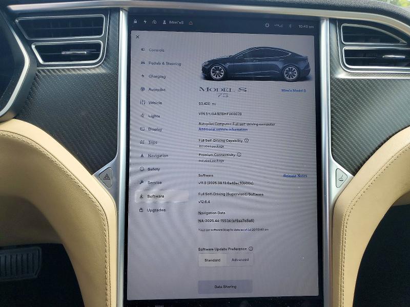 Aukcja sprzedaży 2017 Tesla Model S, vin: 5YJSA1E16HF203078, numer aukcji: 61727576