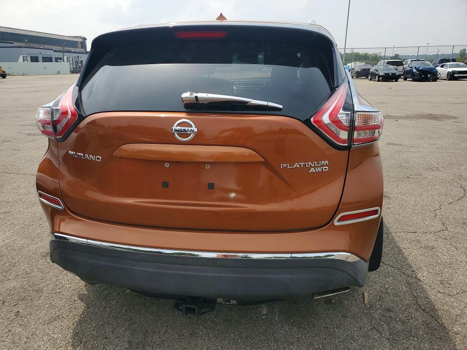 Продажа на аукционе авто 2015 Nissan Murano, vin: 5N1AZ2MH6FN287387, номер лота: 61837596
