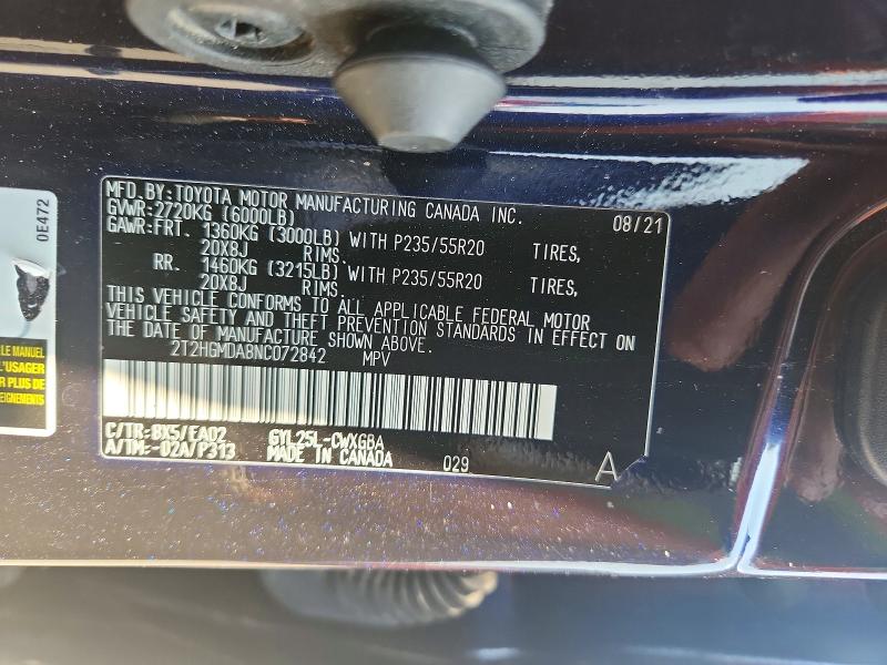 Aukcja sprzedaży 2022 Lexus Rx, vin: 2T2HGMDA8NC072842, numer aukcji: 62419936