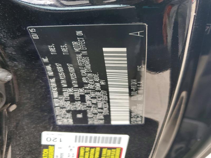 2015 Toyota Sienna მანქანა იყიდება აუქციონზე, vin: 5TDYK3DC7FS597317, აუქციონის ნომერი: 59835916