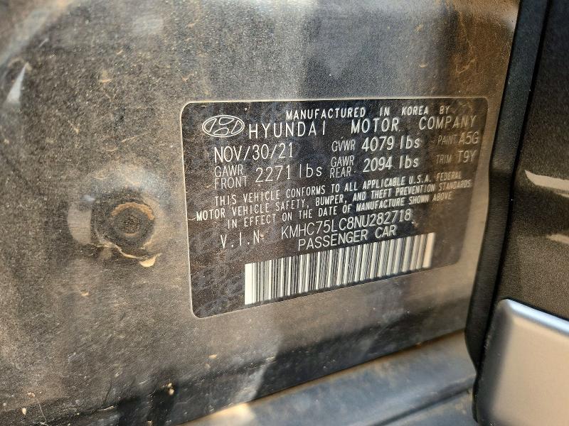 Продаж на аукціоні авто 2022 Hyundai Ioniq, vin: KMHC75LC8NU282718, номер лоту: 73345395