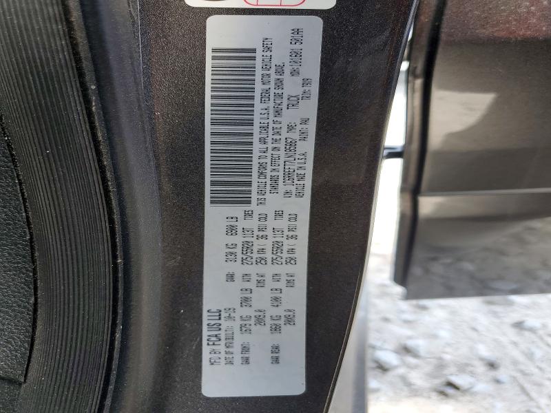 63510956 :رقم المزاد ، 1C6RREFT7LN185867 vin ، 2020 Ram 1500 مزاد بيع