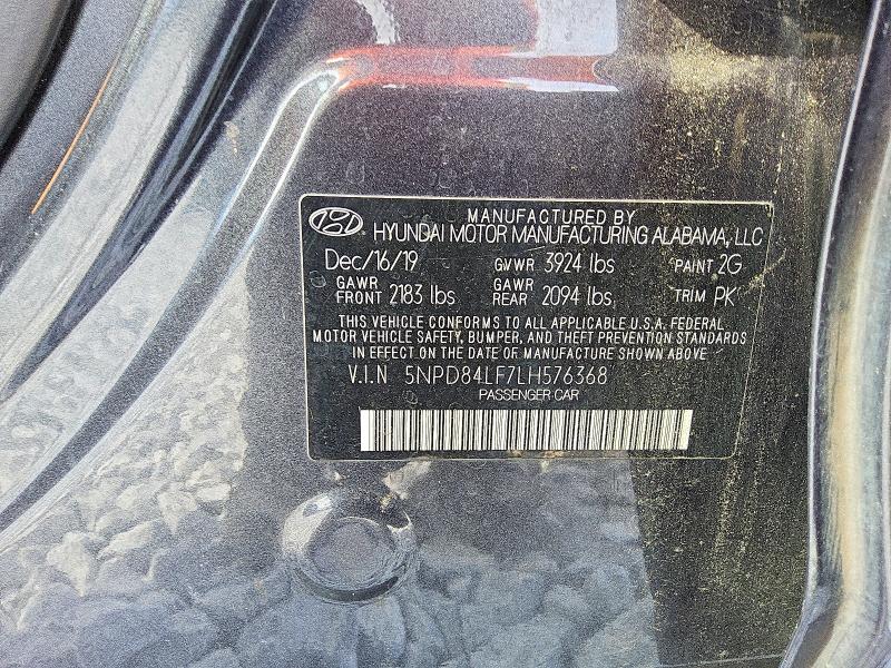 Aukcja sprzedaży 2020 Hyundai Elantra, vin: 5NPD84LF7LH576368, numer aukcji: 61782796