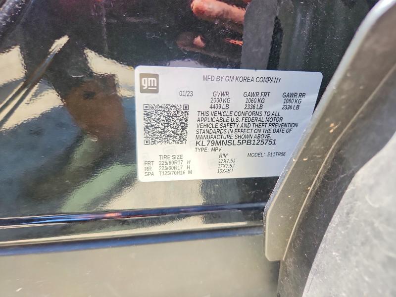 Aukcja sprzedaży 2023 Chevrolet Trailblazer, vin: KL79MNSL5PB125751, numer aukcji: 61028316