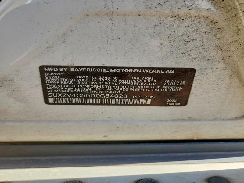 Продаж на аукціоні авто 2013 Bmw X5, vin: 5UXZV4C55D0G54023, номер лоту: 59127156