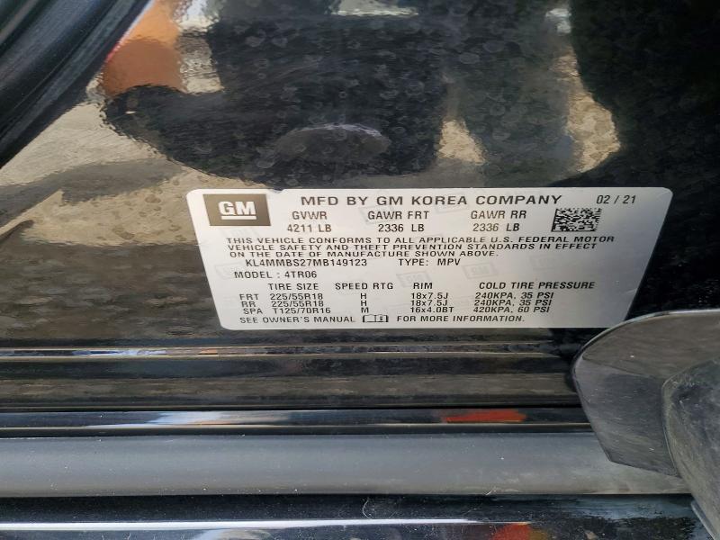 Продажа на аукционе авто 2021 Buick Encore Gx, vin: KL4MMBS27MB149123, номер лота: 61796416