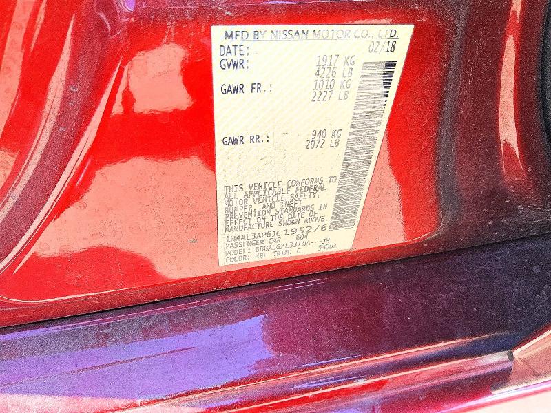 Aukcja sprzedaży 2018 Nissan Altima, vin: 1N4AL3AP6JC195276, numer aukcji: 55476646