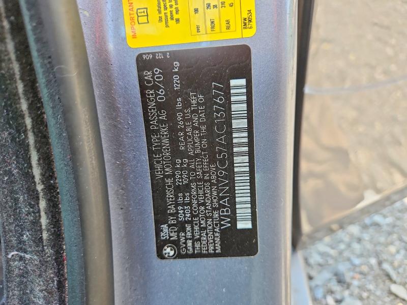 Aukcja sprzedaży 2010 Bmw 535, vin: WBANV9C57AC137677, numer aukcji: 62803626