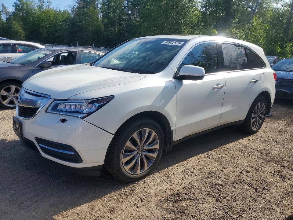 Продаж на аукціоні авто 2014 Acura Mdx, vin: 5FRYD4H6XEB507549, номер лоту: 62972516