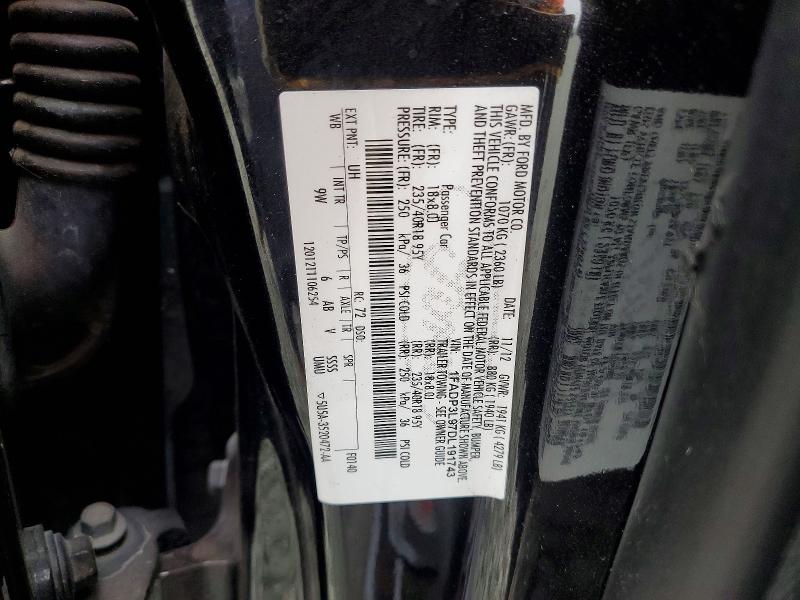 Продаж на аукціоні авто 2013 Ford Focus, vin: 1FADP3L97DL191743, номер лоту: 60075576