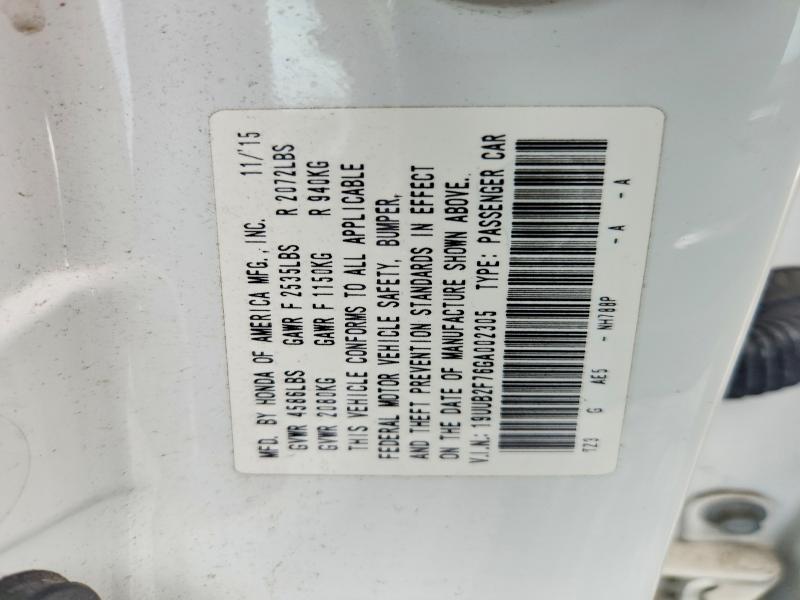Продажа на аукционе авто 2016 Acura Tlx, vin: 19UUB2F76GA002305, номер лота: 62996996