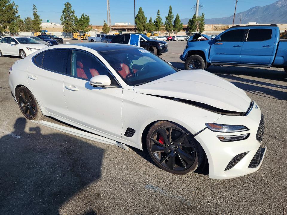 61980256 :رقم المزاد ، KMTG54TE6PU123885 vin ، 2023 Genesis G70 مزاد بيع