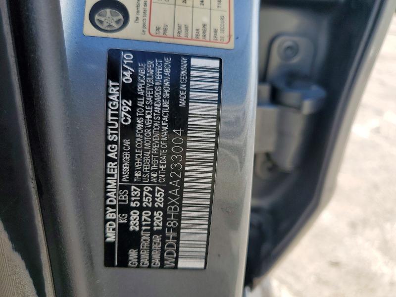 Aukcja sprzedaży 2010 Mercedes-benz E, vin: WDDHF8HBXAA233004, numer aukcji: 63383316