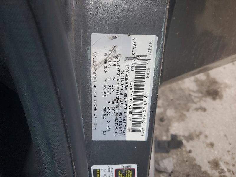 61629186 :رقم المزاد ، JM1BL1VF3B1409531 vin ، 2011 Mazda 3 مزاد بيع