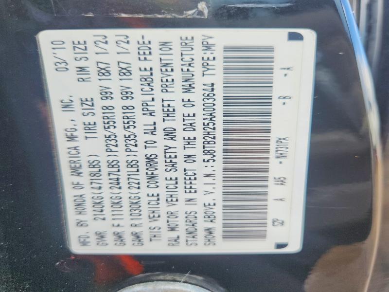 Aukcja sprzedaży 2010 Acura Rdx, vin: 5J8TB2H25AA003644, numer aukcji: 60862246