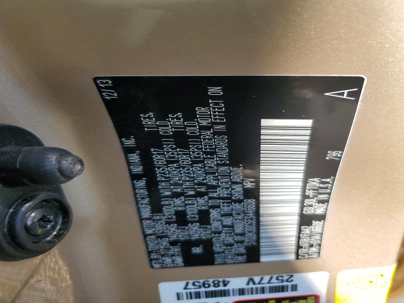 2014 Toyota Sienna მანქანა იყიდება აუქციონზე, vin: 5TDZK3DC5ES446608, აუქციონის ნომერი: 61213176