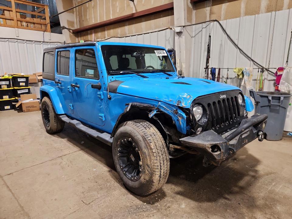 Aukcja sprzedaży 2017 Jeep Wrangler Unlimited, vin: 1C4BJWEGXHL640161, numer aukcji: 59846146
