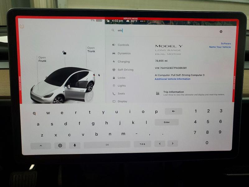 Aukcja sprzedaży 2023 Tesla Model Y, vin: 7SAYGDEE7PA086381, numer aukcji: 59625626