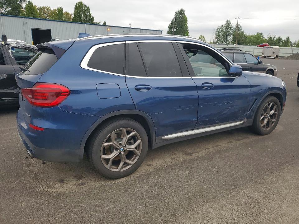 2021 Bmw X3 მანქანა იყიდება აუქციონზე, vin: 5UXTY5C0XM9F50078, აუქციონის ნომერი: 61639836