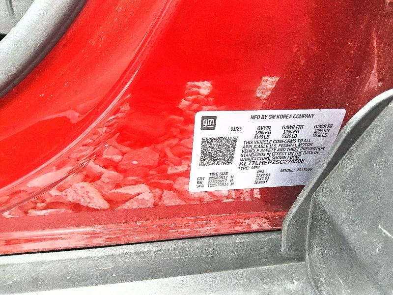 Aukcja sprzedaży 2025 Chevrolet Trax, vin: KL77LHEP2SC224508, numer aukcji: 61802946