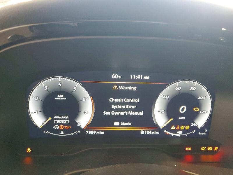 Aukcja sprzedaży 2025 Infiniti Qx60, vin: 5N1AL1GS4SC341388, numer aukcji: 62511526