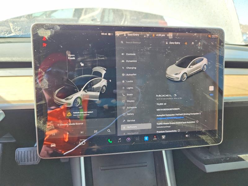 57594526 :رقم المزاد ، 5YJ3E1EA3KF436271 vin ، 2019 Tesla Model 3 مزاد بيع