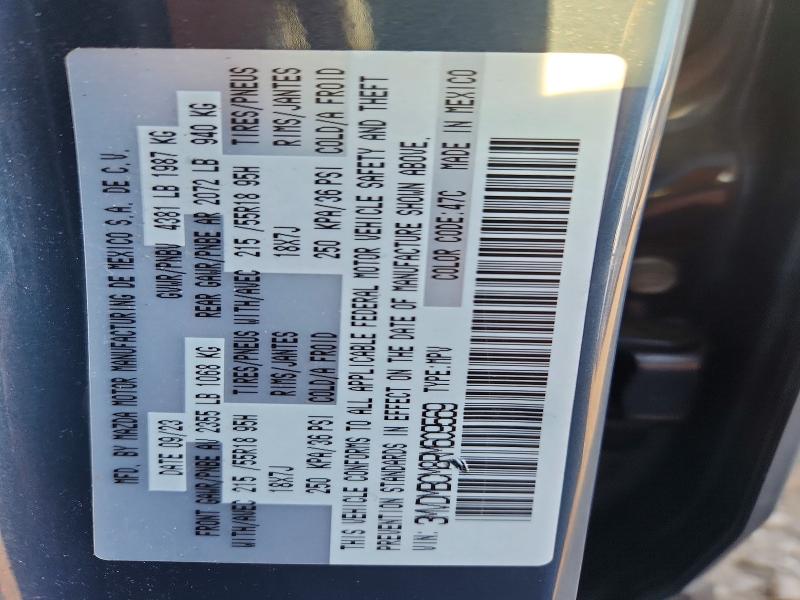 59154416 :رقم المزاد ، 3MVDMBCM8RM609569 vin ، 2024 Mazda Cx-30 مزاد بيع