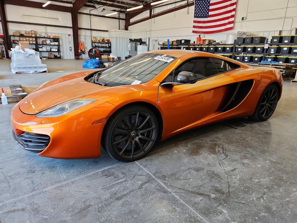 62593496 :رقم المزاد ، SBM11AAA0CW001706 vin ، 2012 Mclaren Automotive Mp4-12c مزاد بيع